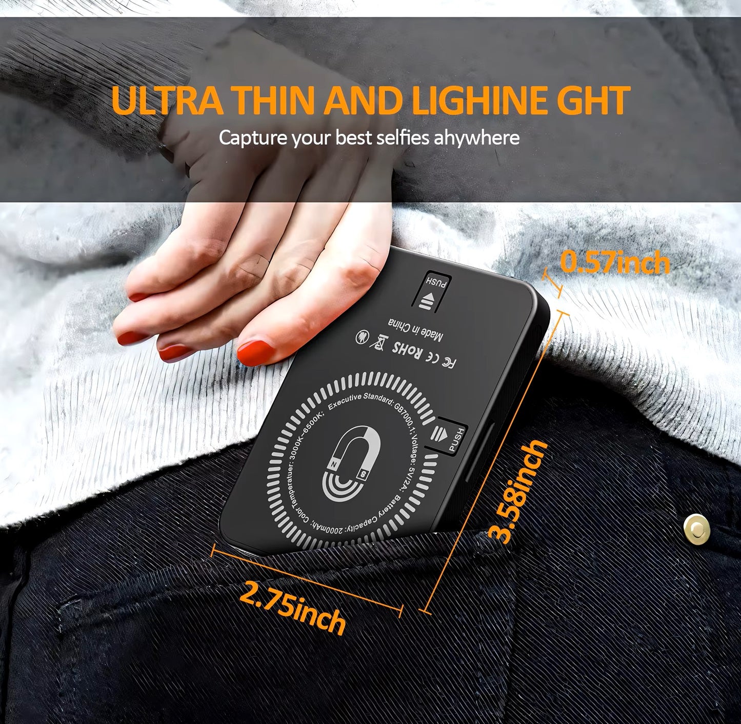 Magnetic Selfie Light