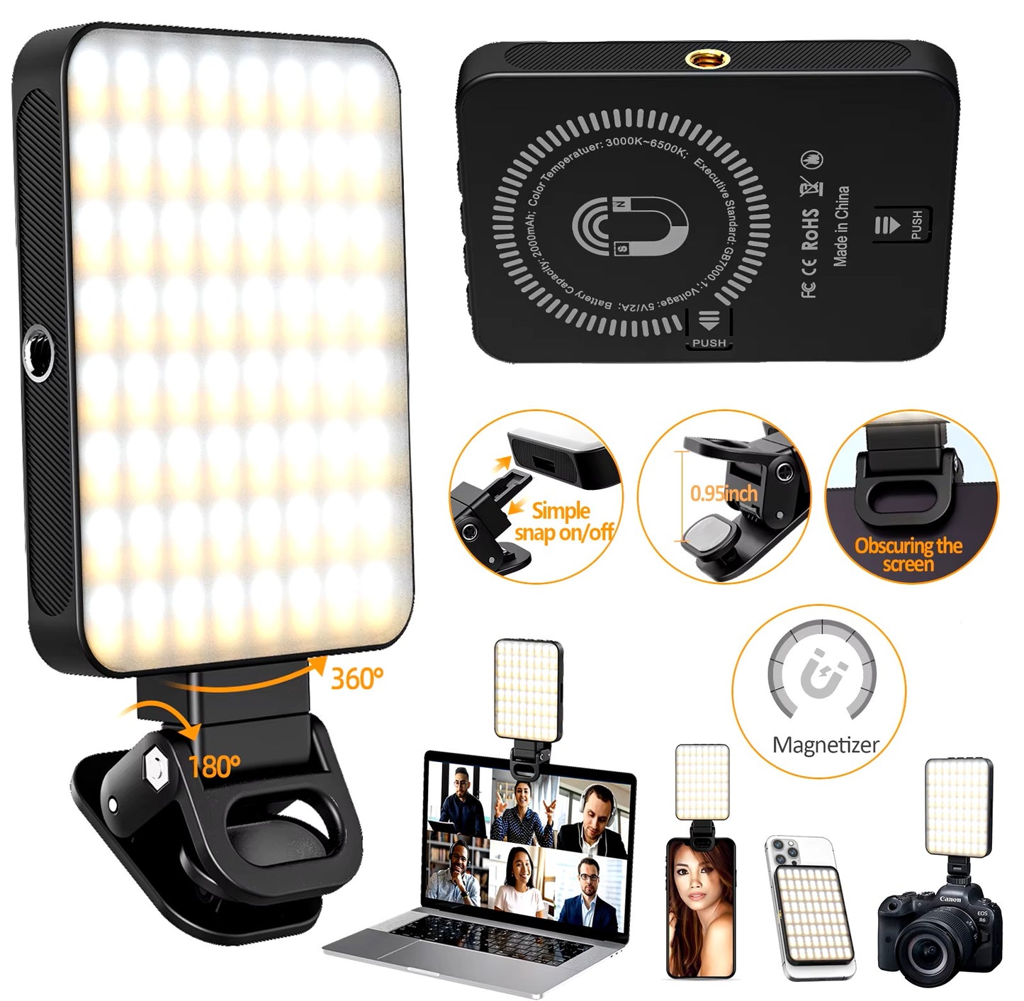 Magnetic Selfie Light