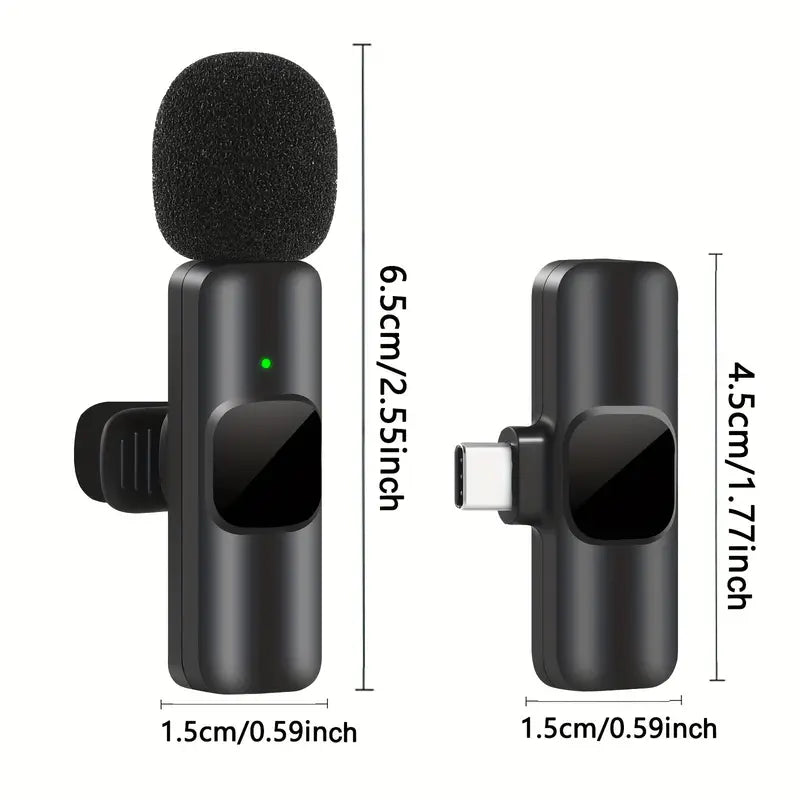 Mini Wireless Lavalier Microphone