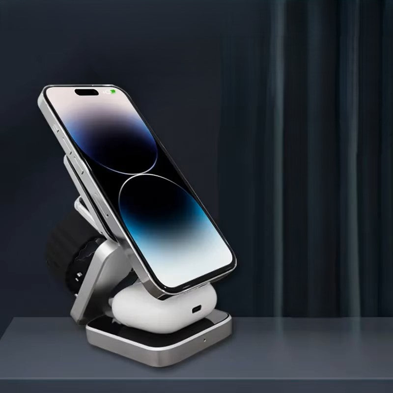 3 in 1 Wireless Travel Charging Station