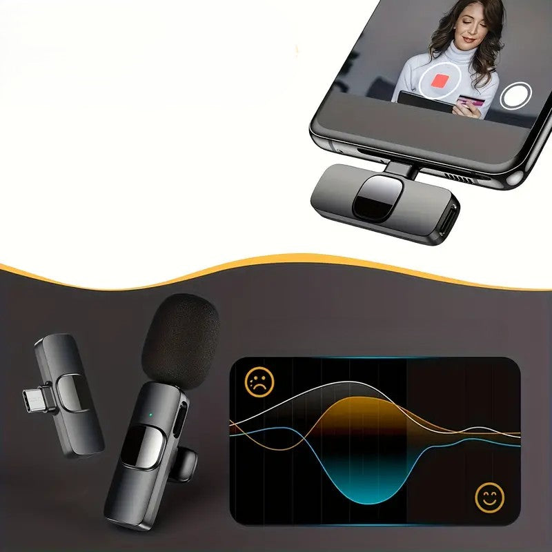 Mini Wireless Lavalier Microphone