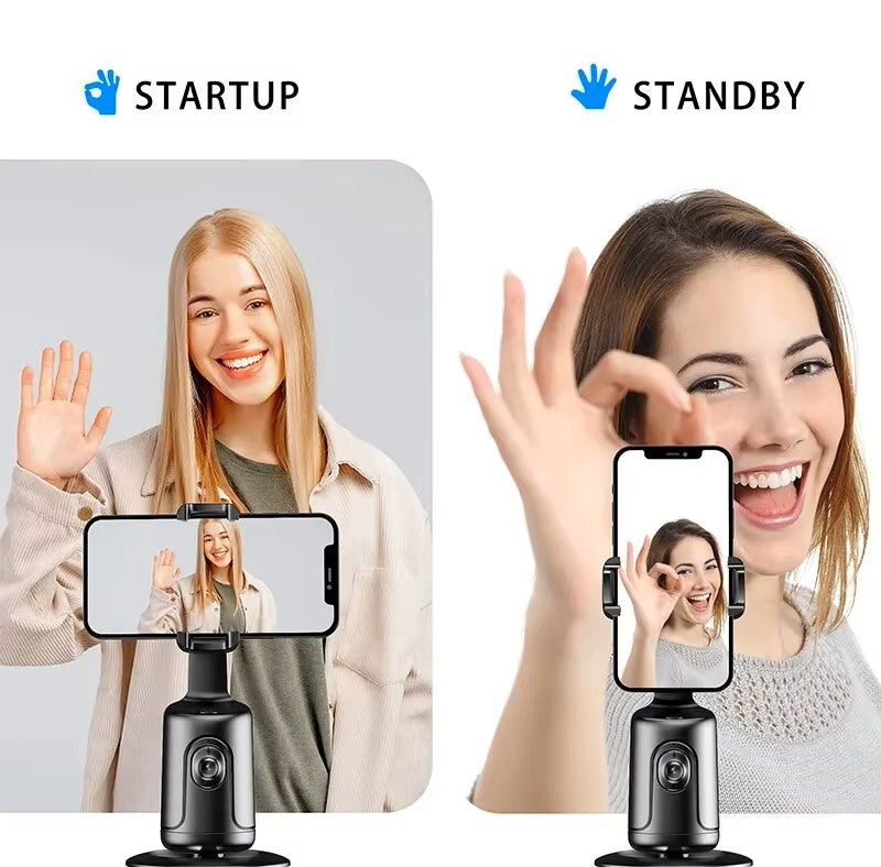 360 Rotation Auto Face Tracking Phone Holder