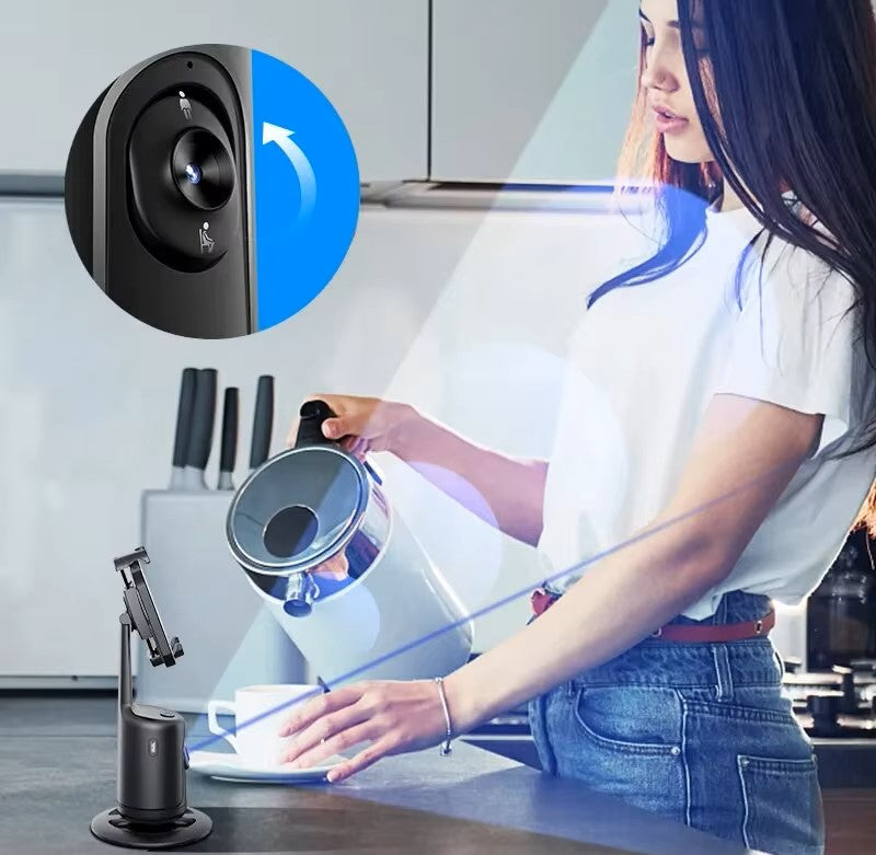 360 Rotation Auto Face Tracking Phone Holder
