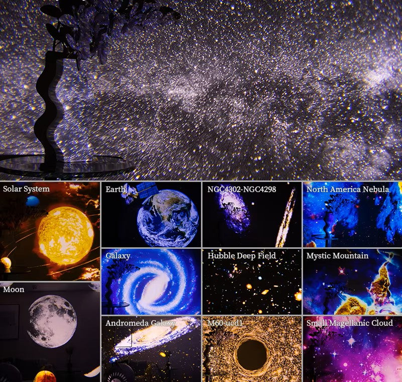 Night Light Galaxy Projector