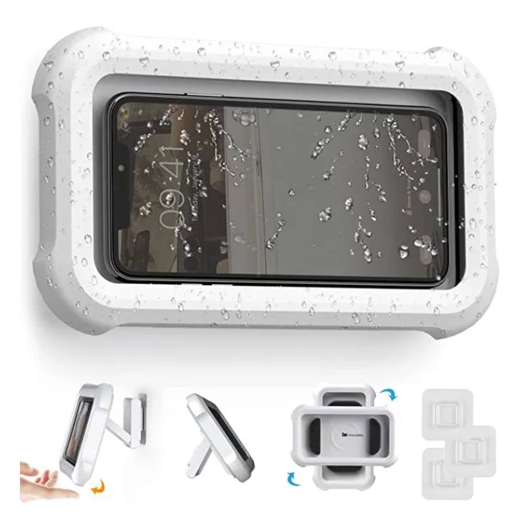 HomeBlissBoutique™  Waterproof Shower Phone Holder with 480°