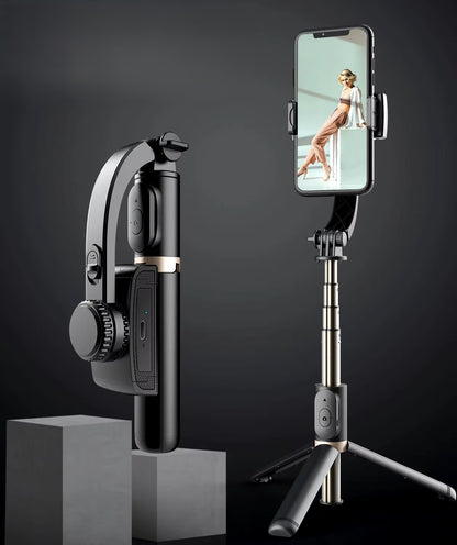 Portable Bluetooth Selfie Stick with Light