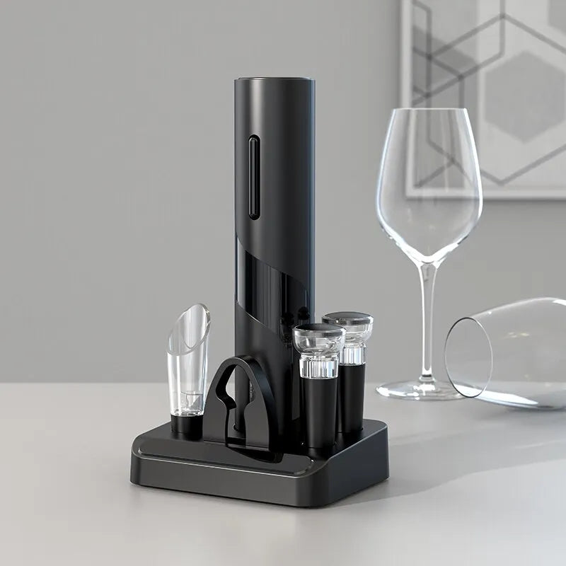 HomeBlissBoutique™ Electric Wine Opener Set