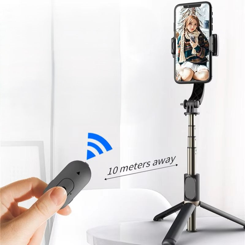 Portable Bluetooth Selfie Stick with Light