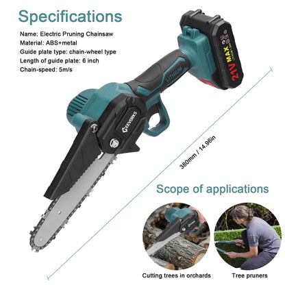 HomeBlissBoutique™ Cordless Electric Chainsaw